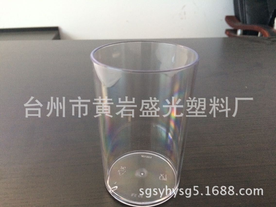圓筒直身塑料杯 PC透明果汁杯 PC不碎杯贈品杯